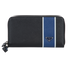 Prada Continental Wallet, &pound;220, Accessories, Black/Blue, Leather, Front view